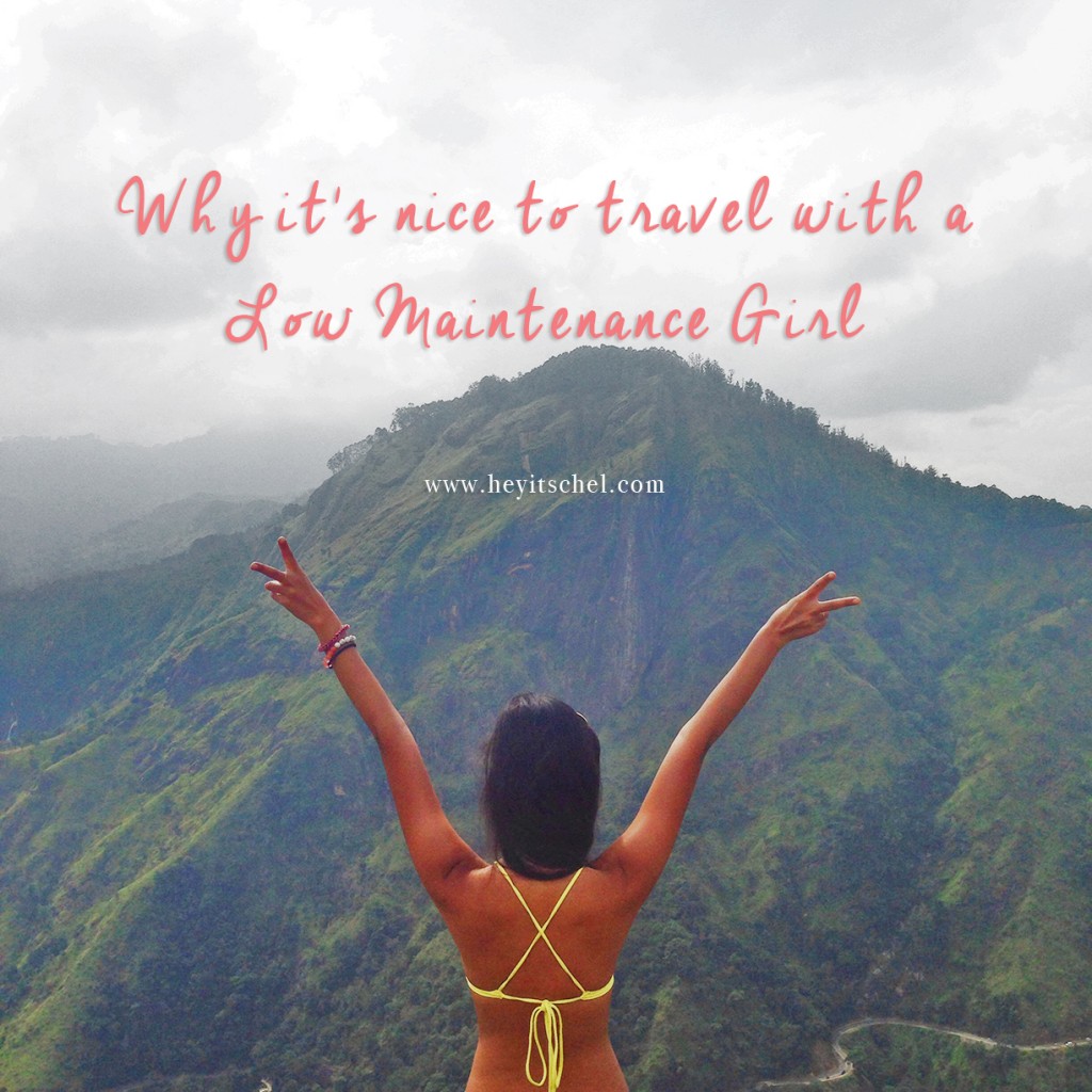 Why It's Nice To Travel With A Low Maintenance Girl