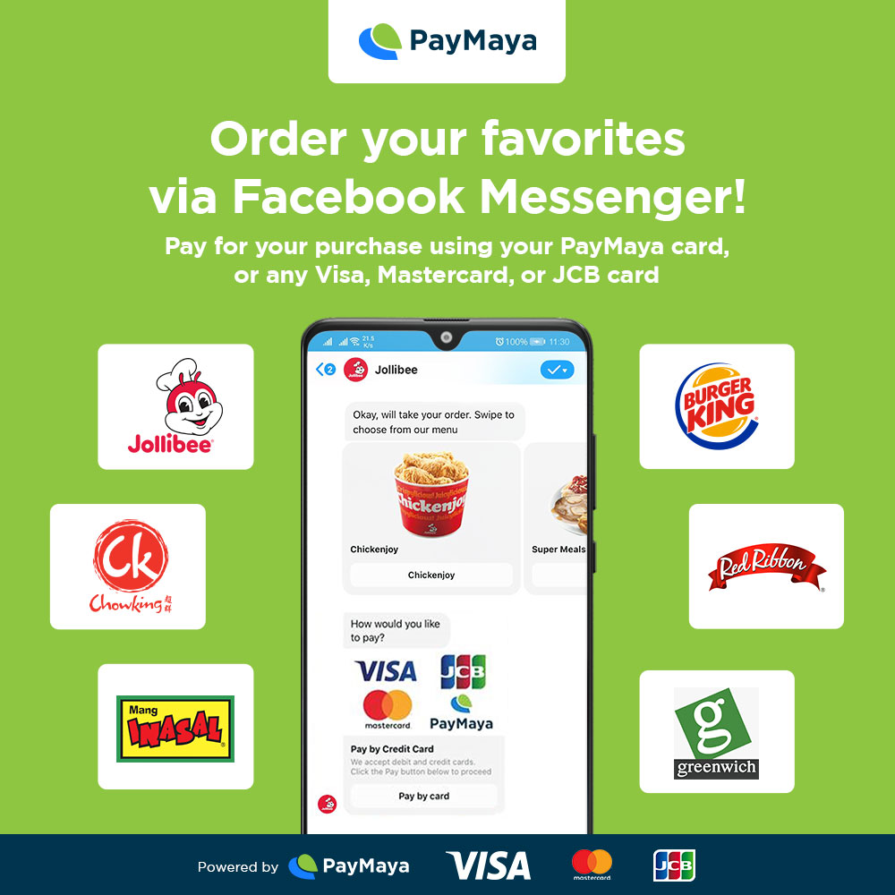 Jollibee Foods Corporation and PayMaya pioneer "cashless" ordering chatbot